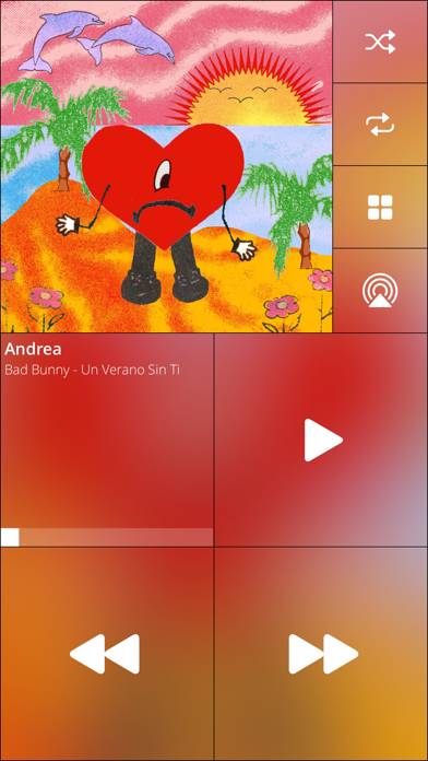 Stezza: Simple Music Player App skärmdump #1