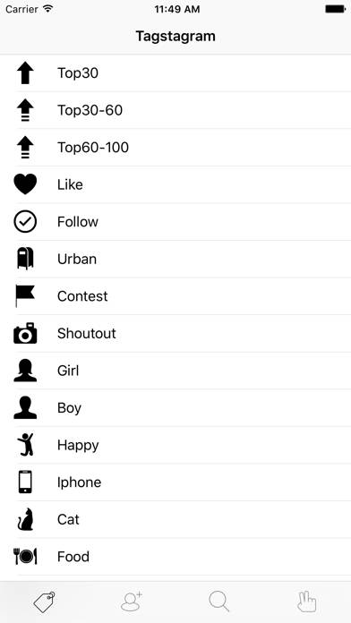 Tagstagram Schermata dell'app #1