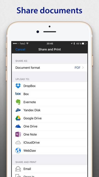 SharpScan Pro: OCR PDF scanner App screenshot