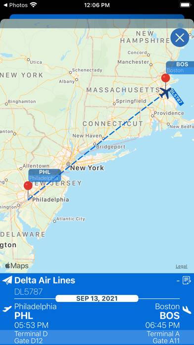 Boston Airport Info plus Radar App-Screenshot #3