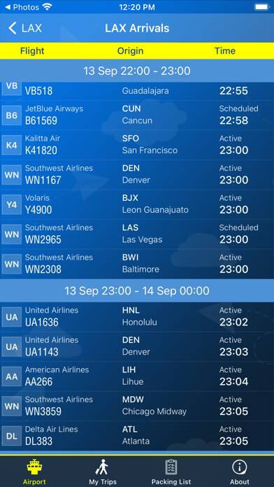 Los Angeles Airport Info App screenshot #2