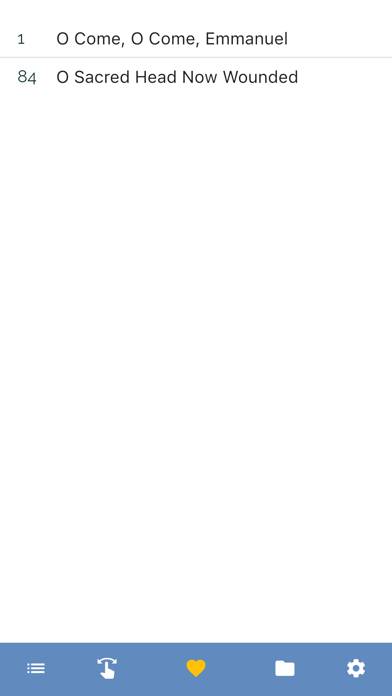 Hymns and Songs of Zion App screenshot