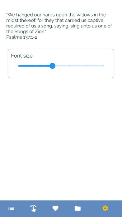Hymns and Songs of Zion App screenshot