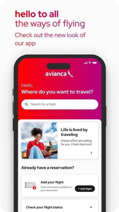 Avianca App screenshot #1