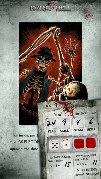 Fighting Fantasy: House of Hell App screenshot #2