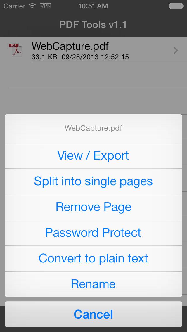 PDF Tools App screenshot #1
