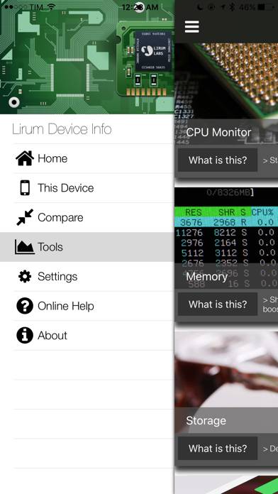 Lirum Device Info Captura de pantalla de la aplicación #2