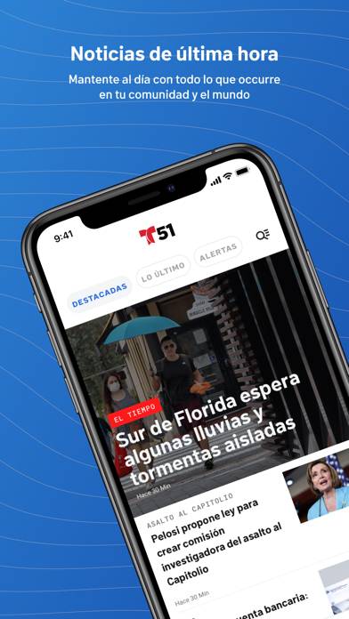Telemundo 51 Miami: Noticias Captura de pantalla de la aplicación #1
