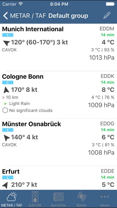 Aviation weather App screenshot #1