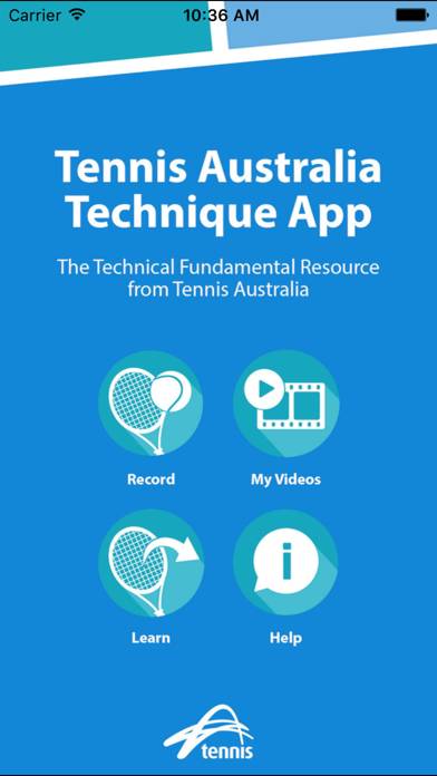 Tennis Australia Technique Captura de pantalla de la aplicación #1