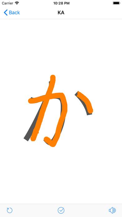 Japanese Hiragana and Katakana App screenshot #2