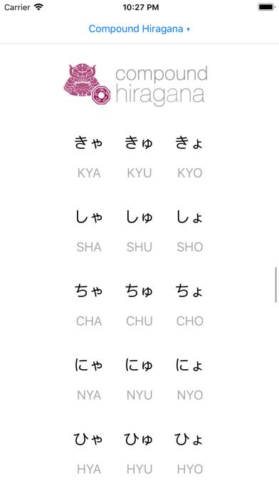 Japanese Hiragana and Katakana App screenshot #4