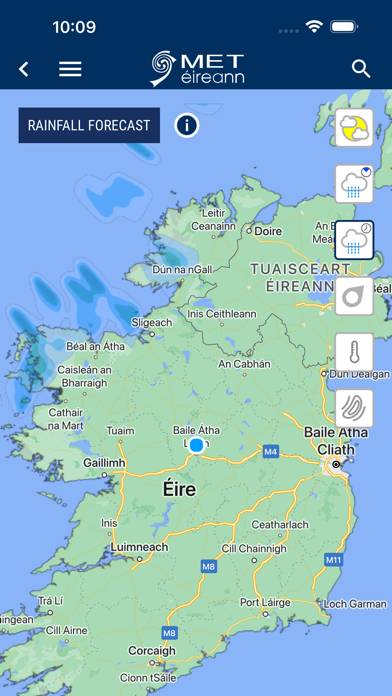 Met Éireann Weather Ireland Schermata dell'app #4