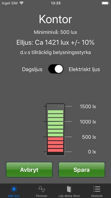 Ljus skärmdump