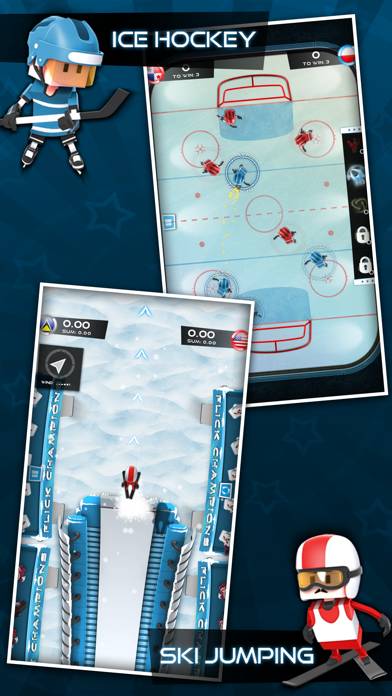 Flick Champions Winter Sports Captura de pantalla de la aplicación #2