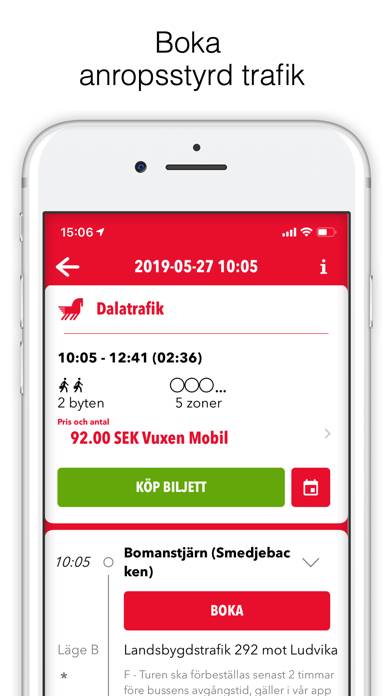 Dalatrafik App screenshot #5