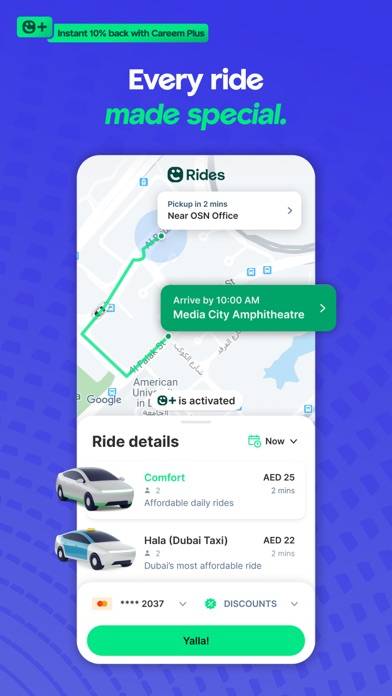 Careem – rides, food & more Скриншот приложения #4