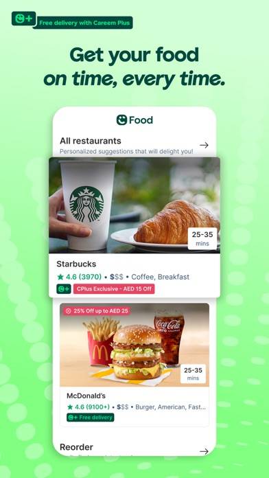 Careem – rides, food & more App screenshot #5
