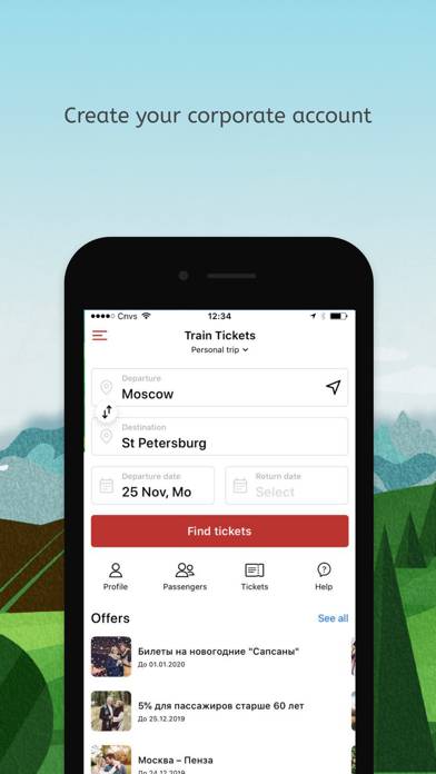 Rail Russia – train tickets App screenshot #2