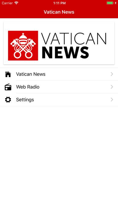 The Vatican News Bildschirmfoto