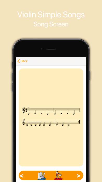 Violin Simple Songs Captura de pantalla de la aplicación #2
