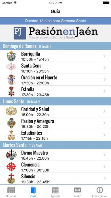 Pasión en Jaén App screenshot #1