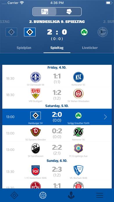 Hamburger SV App-Screenshot #1