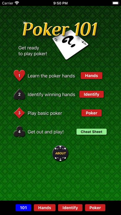 Poker 101 App screenshot #1