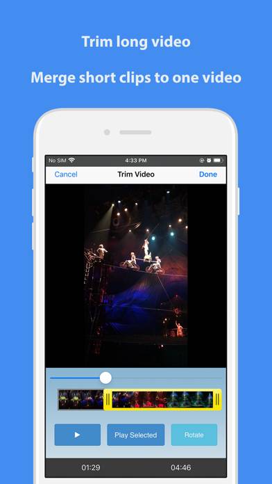 Video Slimmer App Captura de pantalla de la aplicación #3