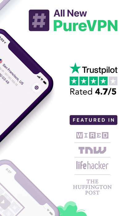 PureVPN: Fast, Secure & Easy App screenshot #2