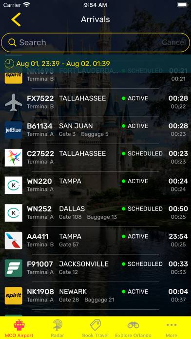 Orlando Airport (MCO) Info App screenshot #2
