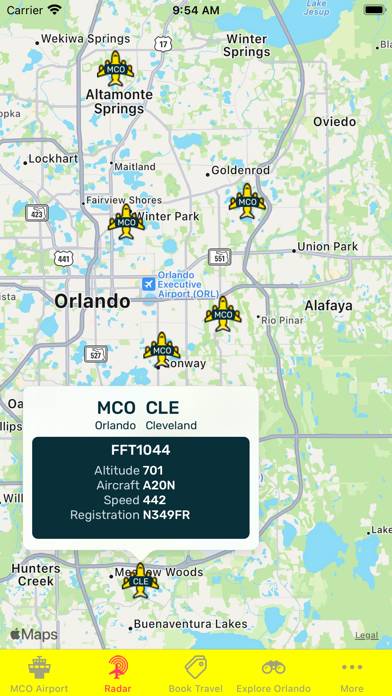 Orlando Airport (MCO) Info App-Screenshot #4