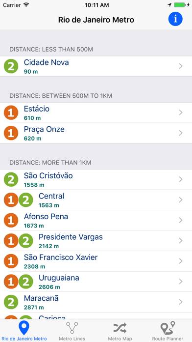 Rio de Janeiro Metro App screenshot #1