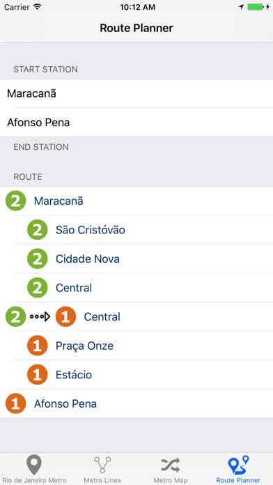 Rio de Janeiro Metro Capture d'écran de l'application #2