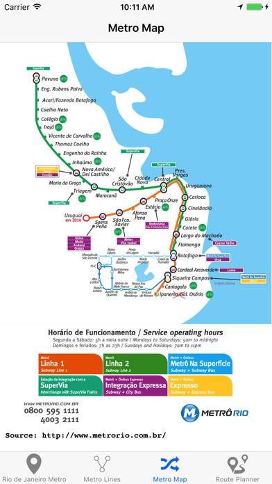 Rio de Janeiro Metro App-Screenshot #4