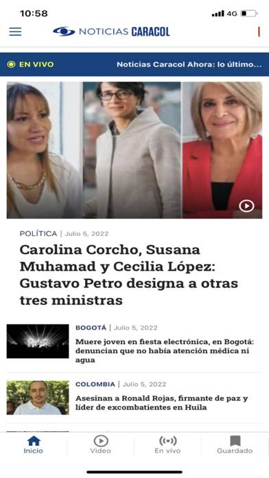 Noticias Caracol App screenshot #2