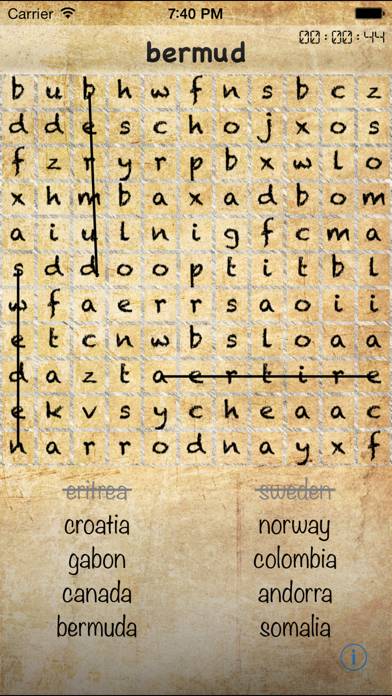 Find All Words plus game screenshot