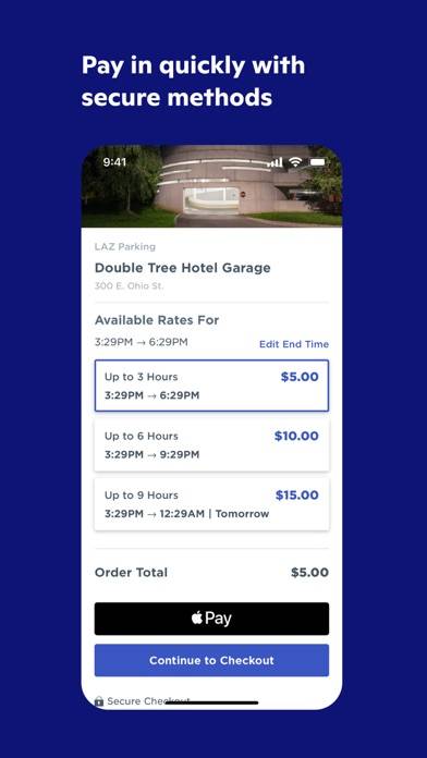 ParkWhiz App screenshot