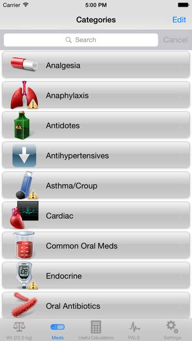EMRA Peds Meds App screenshot #2