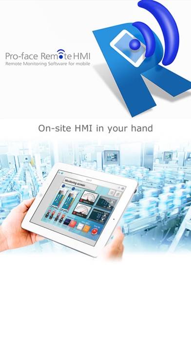 Pro-face Remote HMI Schermata dell'app #1