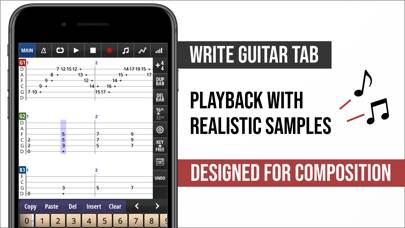 Jam Maestro: create guitar tab App-Screenshot #1