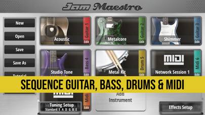 Jam Maestro: create guitar tab App screenshot #3