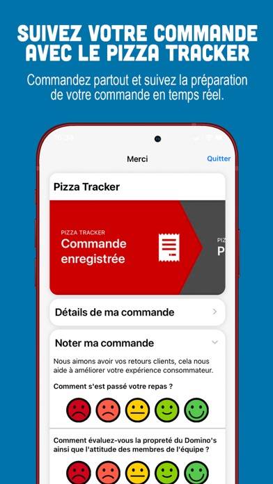 Domino’s Pizza France Capture d'écran de l'application