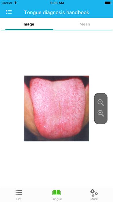 Tongue diagnosis handbook App screenshot #2