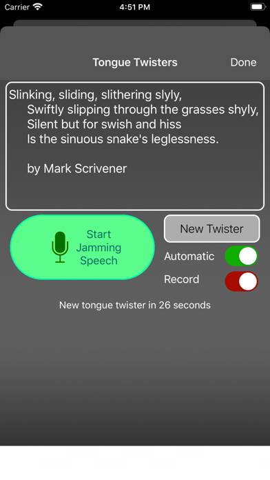 Speech Jammer Captura de pantalla de la aplicación #2