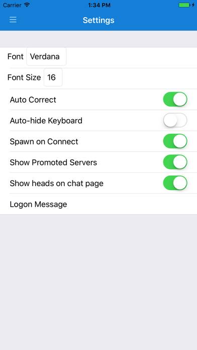 MineChat Mobile Capture d'écran de l'application #4