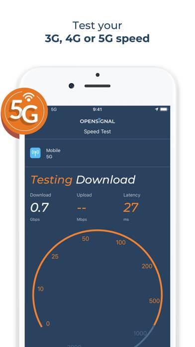 Opensignal Internet Speed Test App screenshot #1
