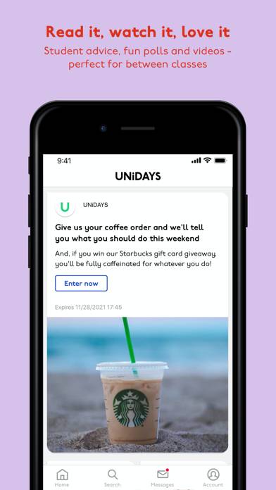 UNiDAYS: Student Discount App Schermata dell'app #1