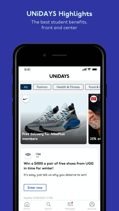 UNiDAYS: Student Discount App Capture d'écran de l'application #2