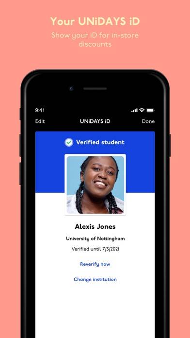 UNiDAYS: Student Discount App Captura de pantalla de la aplicación #5